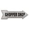 Signmission Chopper Shop Arrow Decal Funny Home Decor 18in Wide D-A-999916 - alternate 1